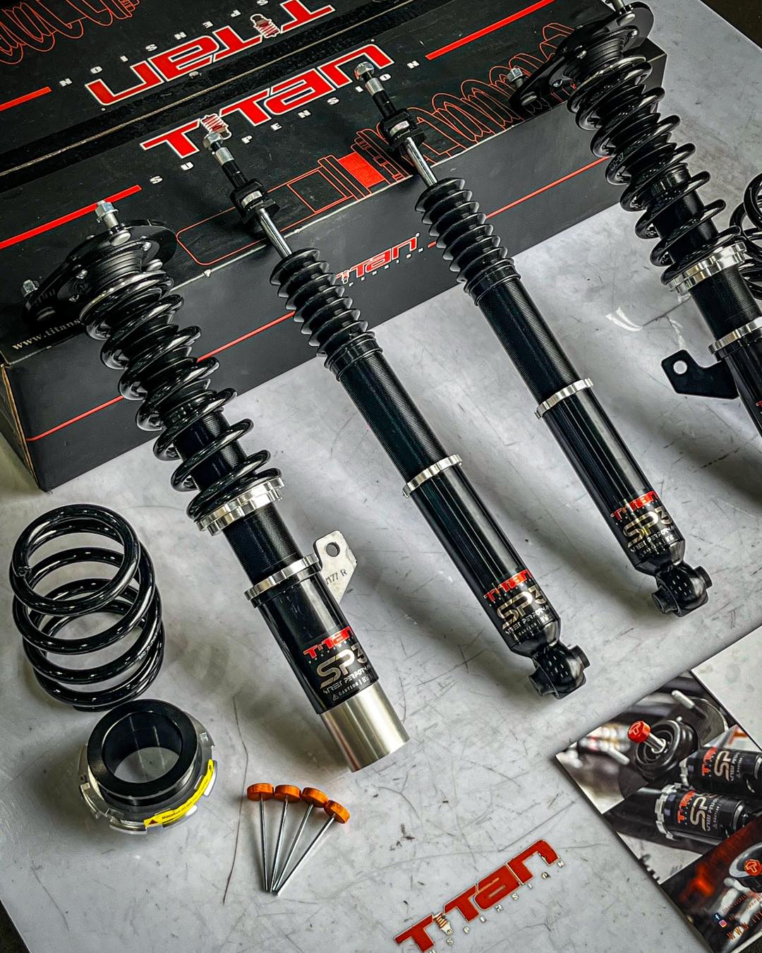 Mercedes Benz CLA CLASS C118 Coilovers - TITAN SP-3 Suspension Kit