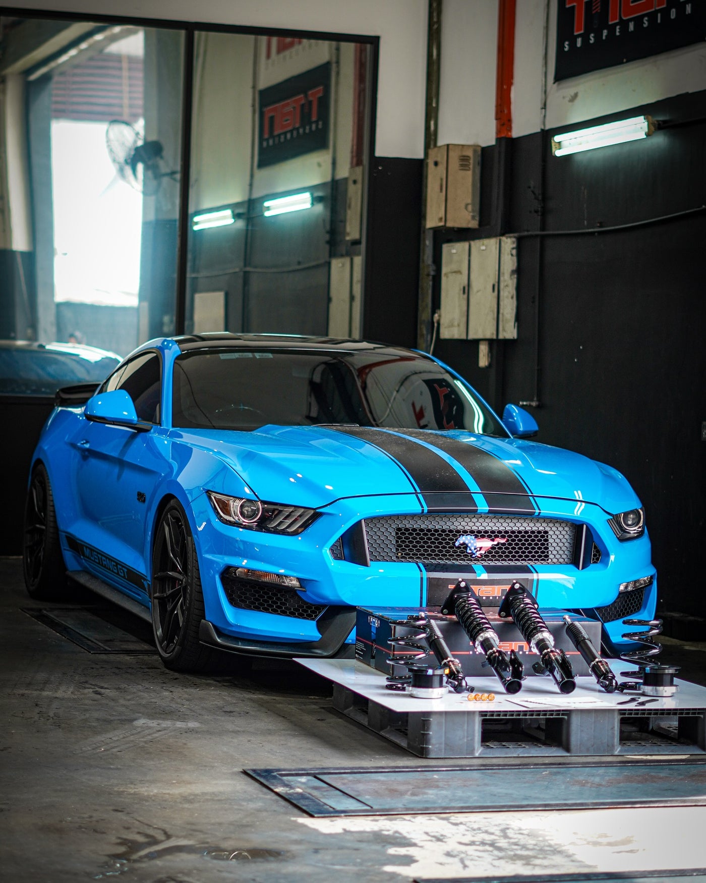 Ford Mustang S550 Coilovers - TITAN SP3 Suspension Kit