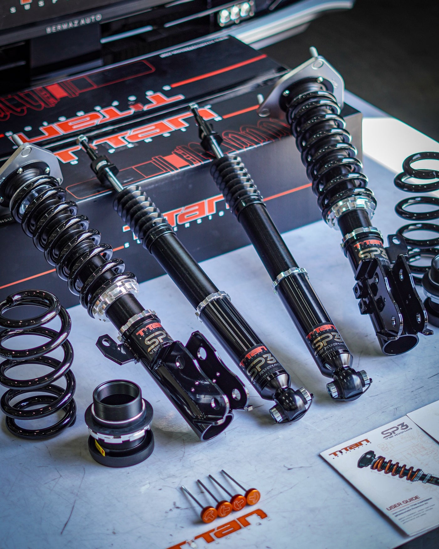 Kia Sorento Coilovers (MQ4) - TITAN SP3 Suspension Kit