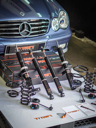 Mercedes-Benz C-CLASS W203 2WD Coilovers - TITAN SP-3 Suspension Kit