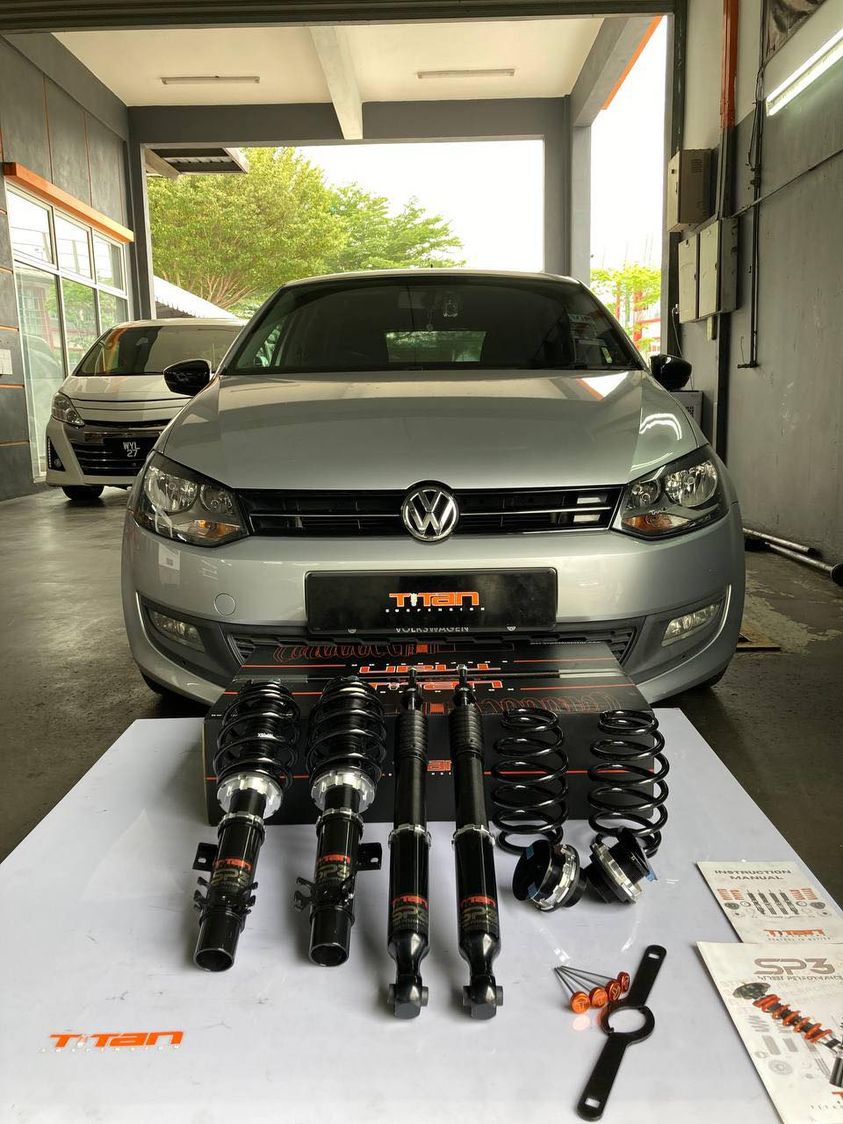 Volkswagen Polo Mk5 (6R / 6C) - TITAN SP-3 Coilover Suspension Kit